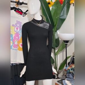 Almost Famous Black Long Sleeve Dress